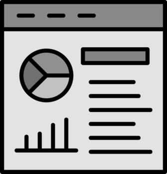 Data Monitoring Vector Icon