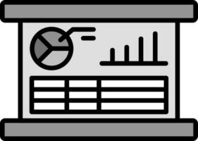 Data Presentation Vector Icon