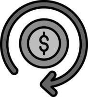 Money Refund Vector Icon