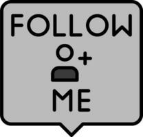 Follow Me Vector Icon