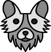 corgi vector icono