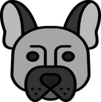 French Bulldog Vector Icon