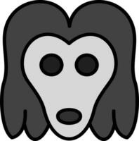 Afghan Hound Vector Icon