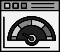 velocidad vector icono