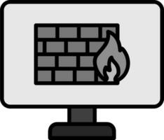 Firewall Vector Icon