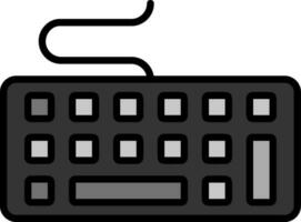 icono de vector de teclado