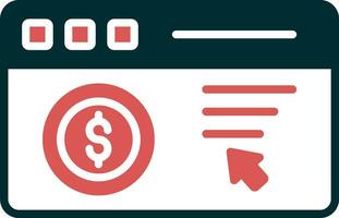 Pay Per Click Vector Icon