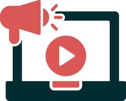 Video Marketing Vector Icon