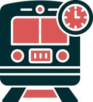 Train Times Vector Icon