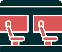 icono de vector de asiento