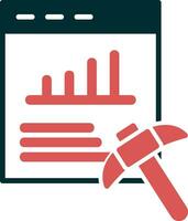 Data Mining Vector Icon