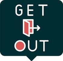 Get Out Vector Icon