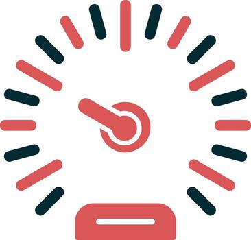 icono de vector de velocímetro