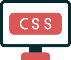 icono de vector de css