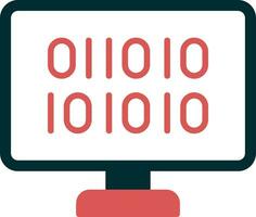 Binary Code Vector Icon