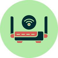 icono de vector de enrutador wifi