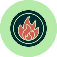 Flammable Vector Icon