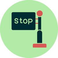 Stop Vector Icon