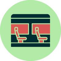 icono de vector de asiento