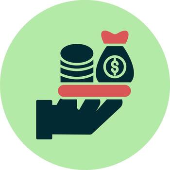 rentable vector icono