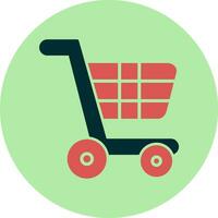 icono de vector de compras