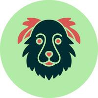 Border Collie Vector Icon