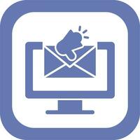 icono de vector de marketing por correo electrónico
