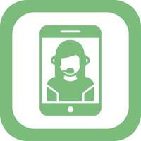 Customer Service Agent Vector Icon