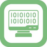Binary Code Vector Icon