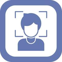 Face Scanner Vector Icon