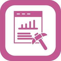 Data Mining Vector Icon