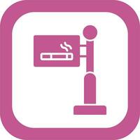 Smoking Area Vector Icon