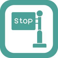 Stop Vector Icon