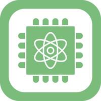 Quantum Computing Vector Icon