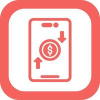 Online Money Transfer Vector Icon