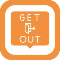 Get Out Vector Icon