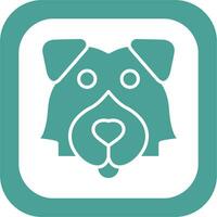 Shetland perro pastor vector icono
