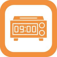 Digital Clock Vector Icon