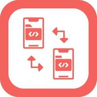 Data Transfer Vector Icon