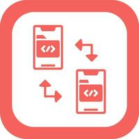 Data Transfer Vector Icon