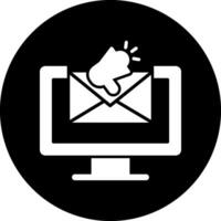 icono de vector de marketing por correo electrónico