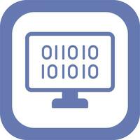Binary Code Vector Icon