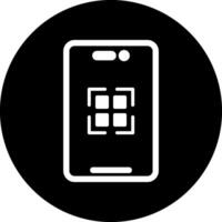 icono de vector de código qr