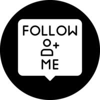 Follow Me Vector Icon