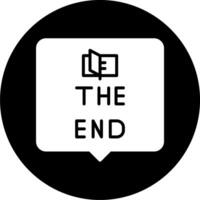 The End Vector Icon