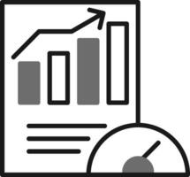 evaluación comparativa vector icono