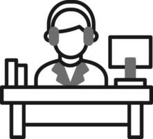 Help Desk Vector Icon