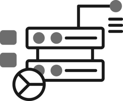 icono de vector de base de datos