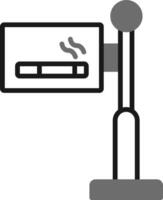 Smoking Area Vector Icon