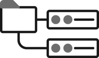 icono de vector de datos